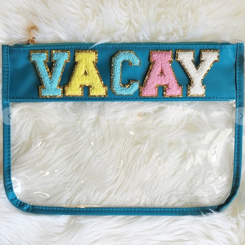 Varsity Letter Stickers with Clear Pouch